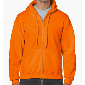 Men's <b>Zip</b>-Up <b>Hoodies</b> Winter Season 100% Cotton Fleece Oversized Casual Streetwear Hooded Custom Breathable Eco-Friendly <b>Pocket</b> - Product Image 4