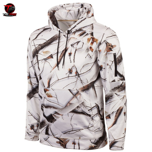 Sudadera con Capucha Unisex para Caza, de Forro Polar Grueso, Resistente al Ácido, con Camuflaje para Nieve, para Invierno, con Cordón Ajustable - Product Image 1