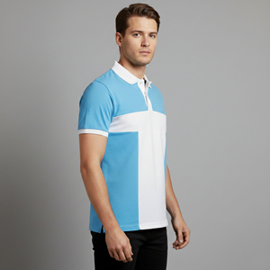 Chemises Polo de Golf pour Hommes en Polyester 100% de Haute Qualité, Écologiques, Respirantes, Unies, avec Logo Brodé Personnalisé, 220 Grammes, Vente en Gros - Product Image 2