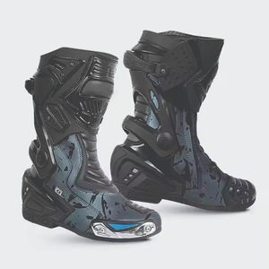 Botas de Motocicleta Ligeras, Transpirables, de Secado Rápido, Resistentes al Fuego, de Cuero Genuino, Hechas a Medida, Cómodas, Más Vendidas del Invierno - Product Image 3