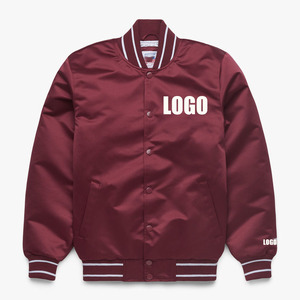 Clothing Manufacturers Custom Baseball Letterman <b>Jacket</b> Factory Made Men's <b>Slim</b> <b>Fit</b> New Style Varsity Winter Stand Collar Front - Product Image 1
