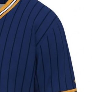 Camiseta de Béisbol de Manga Corta con Botones, Uniforme de Equipo Personalizado, Ropa Deportiva, Camiseta de Béisbol Informal con Botones en la Parte Delantera, 100% Poliéster - Product Image 5