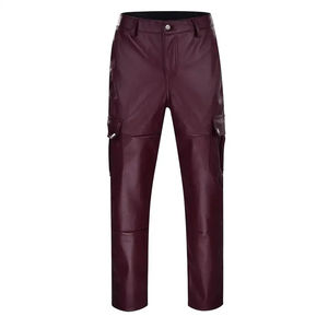 Pantalones de cuero ligeros para hombre, los más vendidos, para venta en línea, ropa informal, pantalones de cuero para hombre de primera calidad. - Product Image 1