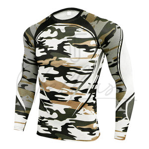 Chemises de compression unisexes respirantes de haute qualité, couleur personnalisée, légères, en Spandex/Nylon - Product Image 4