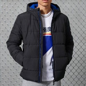 Doudoune d'hiver légère pour homme 2026, imperméable, à capuche, rembourrage épais en polyester, coupe classique - Product Image 4