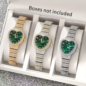 Nuevo Reloj de Cuarzo para Mujer con Forma de Corazón, Elegante y Lujoso, Estilo Hip Hop - Product Image 3