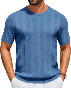 Camiseta Personalizada para Hombre, Algodón y Elastano, 180g, Moda, Fitness, Ropa Deportiva Informal, Logotipo Privado, Diseño Liso, Cómoda y Duradera - Product Image 5