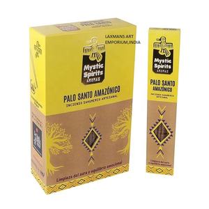 Incienso Aromático Masala Palo Santo, Varillas de Incienso Hechas a Mano, 100% Naturales, Marca Hari Darshan, Venta al por Mayor - Product Image 1