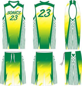 Ensembles de shorts de basketball personnalisés entièrement sublimés, maillots d'équipe, séchage rapide, uniforme de basketball unisexe, grande taille, antibactérien - Product Image 6