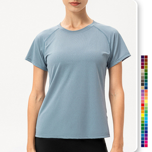 Camiseta Deportiva Corta Informal para Mujer, de Secado Rápido, Talla XXS, Diseño Personalizado, Suave, Transpirable, Ideal para Correr y Entrenar - Product Image 1