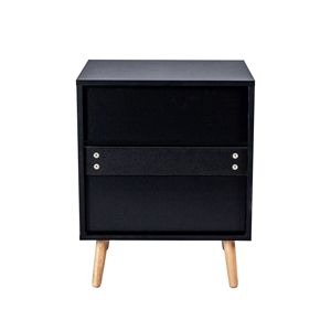 Comodino in Rattan Fatto a Mano con 2 Cassetti per Camera da Letto o Soggiorno, Tavolino Laterale con Cassetti Decorativi - Product Image 6