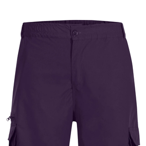 Men's 100% Cotton Eco-Friendly High Quality Durable <b>Cargo</b> <b>Shorts</b> Elastic Waist Solid Color Anti-Wrinkle Quick Dry - Product Image 3
