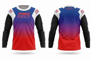 Maillot de motocross à manches longues, respirant, léger, tendance, sûr et performant, en polyester et coton. - Product Image 2