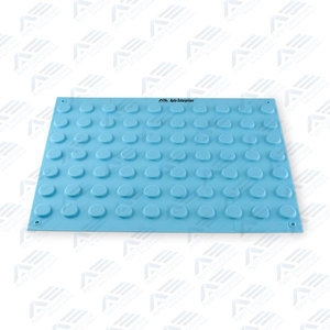 Avoid Silicone <b>Rubber</b> Perforations Cutting <b>Edge</b> Medic Instruments Stainless Steel Raised Magnetic Mat Firmly Round Magnets - Product Image 5