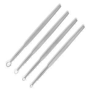 PROMOTIONS : Curettes auriculaires professionnelles en acier, manuelles, 6 mm, droites et aiguisées, pour otologie et ORL - Product Image 6