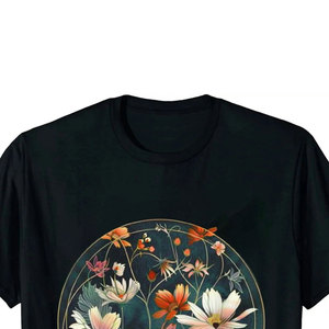 เสื้อยืดคอตตอนแท้ 100% แบบใหม่ สกรีนลายได้ตามสั่ง ทรงหลวม ระบายอากาศดี สำหรับผู้ชาย - Product Image 3
