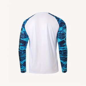 เสื้อยืดคอกว้างแขนยาวทรงปกติสำหรับผู้ชาย คุณภาพดีที่สุด ผลิตจากโพลีเอสเตอร์ ระบายอากาศได้ดี เป็นมิตรต่อสิ่งแวดล้อม น้ำหนัก 220 กรัม รับผลิตแบบ OEM - Product Image 2