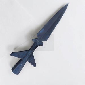 Punta de Lanza de Acero al Carbono Forjada a Mano con Diseño Medieval Vikingo - Arte y Coleccionable - Product Image 3