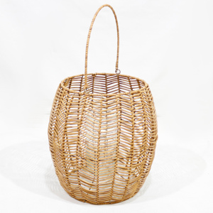 Handmade Woven <b>Lantern</b> <b>Rattan</b> Candle Holder Decorative Hanging For Home Decoration - Product Image 6