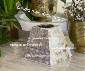 เตาเผากำยานเปลือกหอยมุกทำมือ รูปทรงพีระมิดสีขาว สำหรับตกแต่งบ้าน - Product Image 3