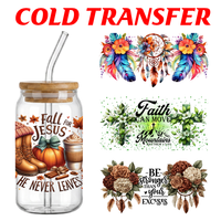 Vinilos UV para Vasos, Adhesivos Personalizados para Tumblers de 16oz, Lavables, Resistentes a Arañazos, Acabado Brillante, Impresión Serigráfica