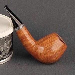 Pipa de Fumar de Madera Rústica Hecha a Mano con Textura Natural, Pipa de Tabaco de Tacto Suave, Sensación Clásica, Fácil de Usar Diariamente - Product Image 2