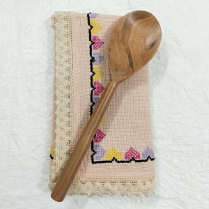 Cuchara de Madera de Acacia Rústica Hecha a Mano, Utensilio de Madera Natural con Mango Largo para Remover, Accesorio de Cocina Ecológico, Herramienta para Bodas - Product Image 5