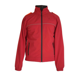 Jimieson Apparel Men's <b>Red</b> Polyester Puffer <b>Jacket</b> <b>Waterproof</b> Windproof Casual Winter Coat Regular Sleeve Solid Color Zipper - Product Image 1