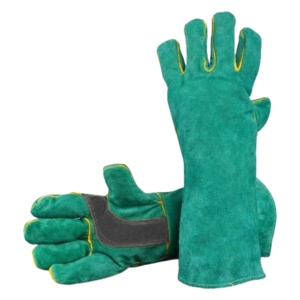 Best Performance Heavy Duty Reinforced MIG Welding <b>Gloves</b> Cowhide Cotton Abrasion Resistant Firefighting Construction Work Wear - Product Image 3