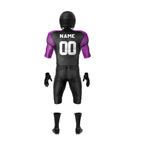 Uniforme de Fútbol Americano de Alta Calidad OEM, 100% Poliéster, Color Sólido, para Hombre - Product Image 2