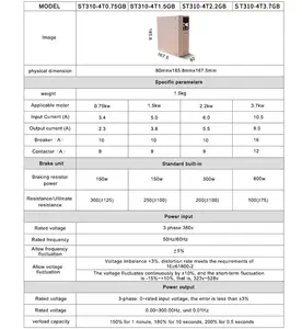 주파수 변환기 저렴한 vfd variador de frecuencia 모터 1.5kw 15hp 전력 변환기 풍력 터빈