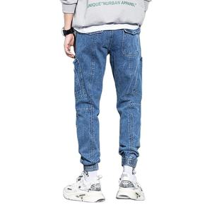 Nouveau Pantalon Cargo Jogger Homme Taille Haute Coupe Droite en Jean 100% Coton Brodé Vente en Gros Fabricant OEM ODM 2026 - Product Image 5
