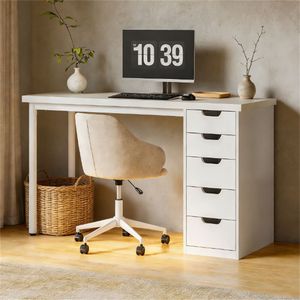 Scrivania per Computer in Stile Moderno con Spazio di Archiviazione, Scrivania per Ufficio e Studio dal Design Elegante - Product Image 2