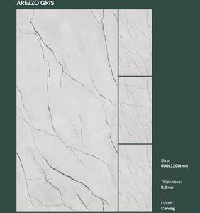 กระเบื้องพอร์ซเลนขัดเงาสีขาวคาราร่า ดีไซน์ทันสมัย ขนาด 600x1200 มม. กระเบื้องปูพื้นพอร์ซเลนเคลือบเงา ดีไซน์ล่าสุด - Product Image 6