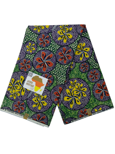 Nouvel Arrivage Tissu en Toile Imprimée Wax Africain de Qualité Supérieure avec Motif Floral pour Occasions Spéciales - Product Image 6