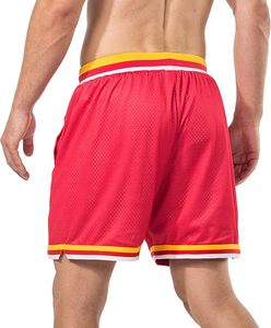 Shorts respirants pour hommes 100% polyester en maille, taille élastique, impression par sublimation graphique personnalisée, shorts pour hommes, meilleur short de rue - Product Image 2