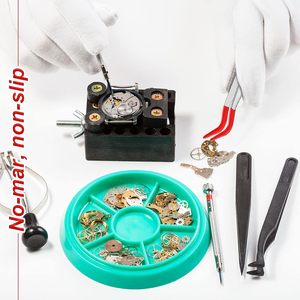 Pinzas UBI UBI-2086 con Punta Dentada Antideslizante, 2 Piezas, Duraderas, de Precisión, Recubiertas de Goma, de Acero Inoxidable, con Agarre Suave para Pestañas - Product Image 3