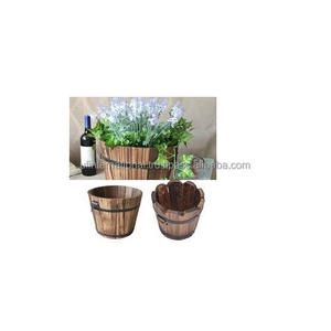 Florero de decoración de madera, producto de madera para boda, fábrica, alta calidad, pulido, macetas de plantas - Product Image 2