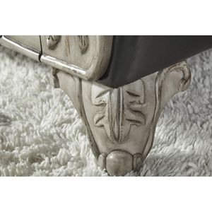 San Marino con struttura in legno in tessuto bicolore eleganti sedie da soggiorno - Product Image 4