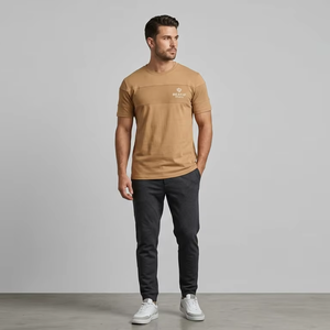 Camisetas Personalizadas para Hombre, Estilo Casual, Más Vendidas, Transpirables, 100% Algodón Tejido, Teñido Liso, Manga Corta - Product Image 1