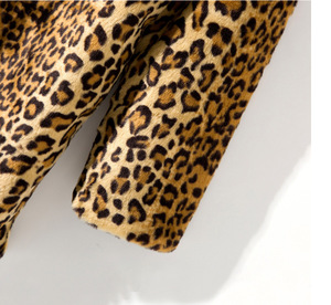 Chaqueta de Mujer OEM, Cárdigan con Estampado de Leopardo, Abrigo de Invierno de Piel Sintética, Chaqueta de Lujo Cálida de Manga Larga, Prenda Exterior de Felpa Artificial - Product Image 5