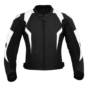 Full Sleeves Fashionable Best Design Racing Wear Motorbike Jackets High Quality Men Leather Motorbike Jackets - Product Image 4