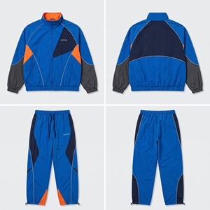 ชุดวอร์มกันลมแบบมีสีตัดกัน OEM 3 ชิ้น เสื้อแจ็คเก็ต เสื้อกั๊ก กางเกงขายาว พร้อมโลโก้สั่งทำ - Product Image 5