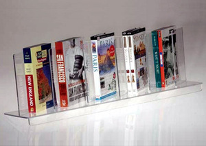 Serre-livres moderne 2025b support de livres de bureau en acrylique gris vintage nouveau design présentoir décoratif pour la lecture - Product Image 4