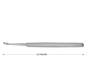 Écarteur cutané à crochet chirurgical à pointe acérée 6,25 pouces, écarteurs à crochet à extrémité unique, instruments chirurgicaux approuvés ISO - Product Image 2