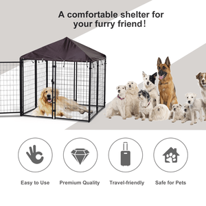 Heavy Duty Welded Wire Dog Kennel Outdoor Dog <b>Run</b> Premium <b>Pet</b> Cage - Product Image 3