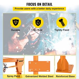 Davit 2200 Lbs Wireless telecomando elettrico gru camion 12V 360 grado girevole intoppo per sollevamento merci costruzione silvicoltura - Product Image 5