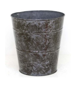 Designer Black <b>Rustic</b> Iron Waste Bin for Luxury Modern Home and <b>Office</b> Interiors - Product Image 1