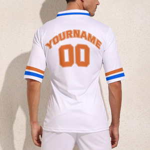 Maillot de football américain de qualité supérieure, personnalisé, imprimé par sublimation, vert Kelly royal, polyester respirant, léger, grande taille - Product Image 5