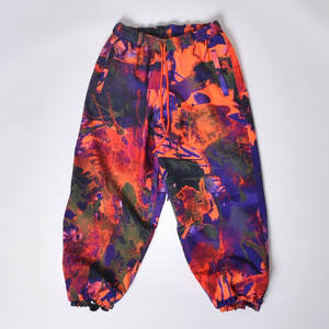 Unisex Printed Baggy <b>Pants</b> Drawstring Waist Sublimation Transfer Print Breathable Polyester Adult Streetwear Style - Product Image 1